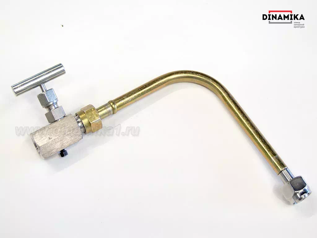 Угловой отбор давления клапаном